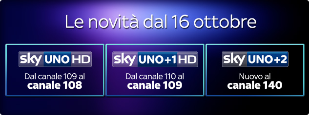 Immagine di Cambia l'Area Intrattenimento Sky, ecco la nuova numerazione dei canali - Scopri su Sky Italia
