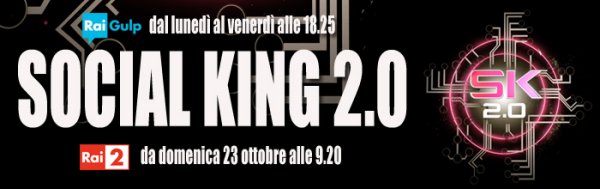 Social King ritorna su Rai 2 (e Rai Gulp) nel segno dell'interattività 2.0