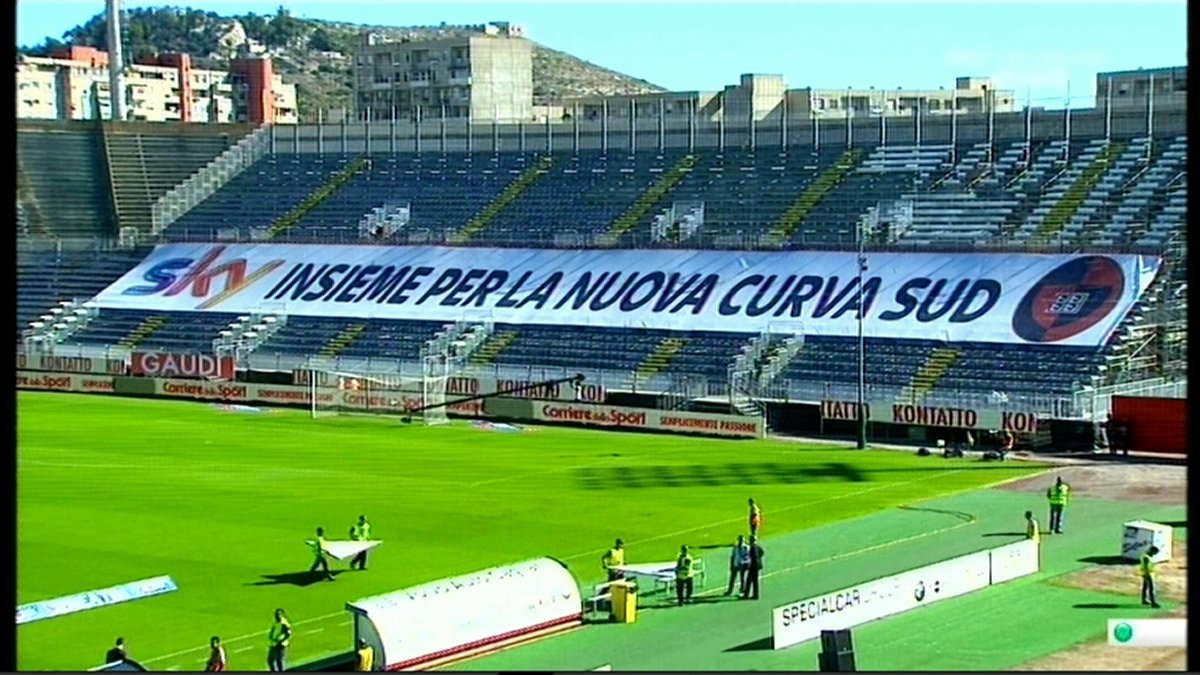 Domani al Sant'Elia di Cagliari si inaugura la nuova Curva Sud - Sky Italia