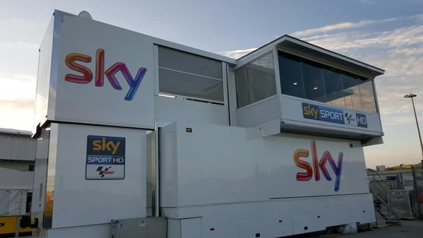 Sky Sport MotoGP HD, Le emozioni in pista dal nuovo studio - FOTOGALLERY