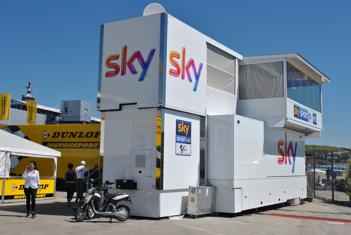 Sky Sport MotoGP HD, Le emozioni in pista dal nuovo studio - FOTOGALLERY