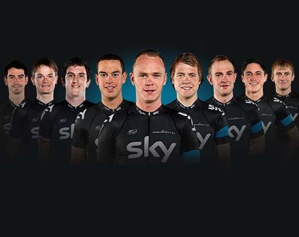 Immagine nel testo correlata a: Ciclismo, il Team SKY ufficializza la squadra che parteciperà al Tour de France