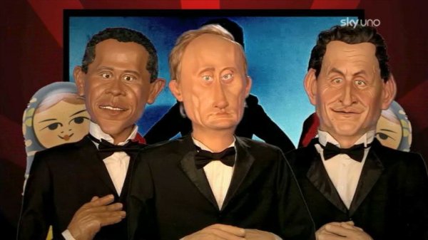 Agli ''Sgommati'' arrivano i pupazzi di Obama, Putin e Sarkozy