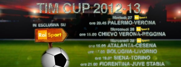Coppa Italia: oggi 5 partite in diretta su Rai Sport per il quarto turno eliminatorio Coppa Italia: oggi 5 partite in diretta su Rai Sport per il quarto turno eliminatorio