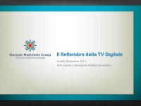 Ascolti Auditel della Tv digitale [Sat e Dtt] - Settembre 2011 (analisi Starcom)