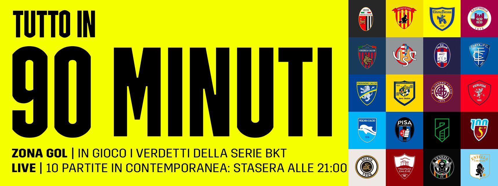 DAZN Serie B 38a Giornata - Diretta Esclusiva | Palinsesto e Telecronisti - immagine di copertura per i programmi TV