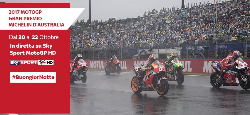  Sky Sport MotoGP HD Gp Australia, Palinsesto 19 - 22 Ottobre 2017 - #SkyMotoriRock - immagine di copertura per i programmi TV