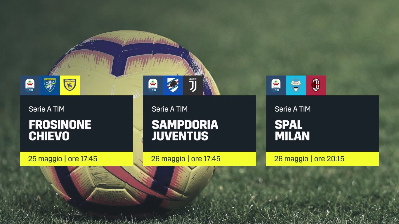 Foto - DAZN, Serie A 38a Giornata, Diretta Esclusiva, Palinsesto e Telecronisti