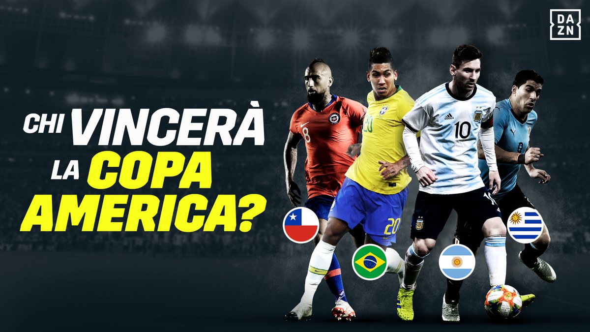 Foto - DAZN, Copa America 1a Giornata, Diretta Esclusiva, Palinsesto e Telecronisti