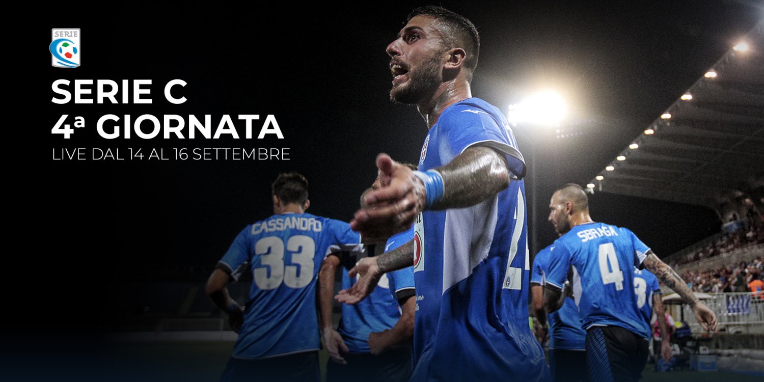 Serie C TV, 4a Giornata - Programma e Telecronisti Eleven Sports