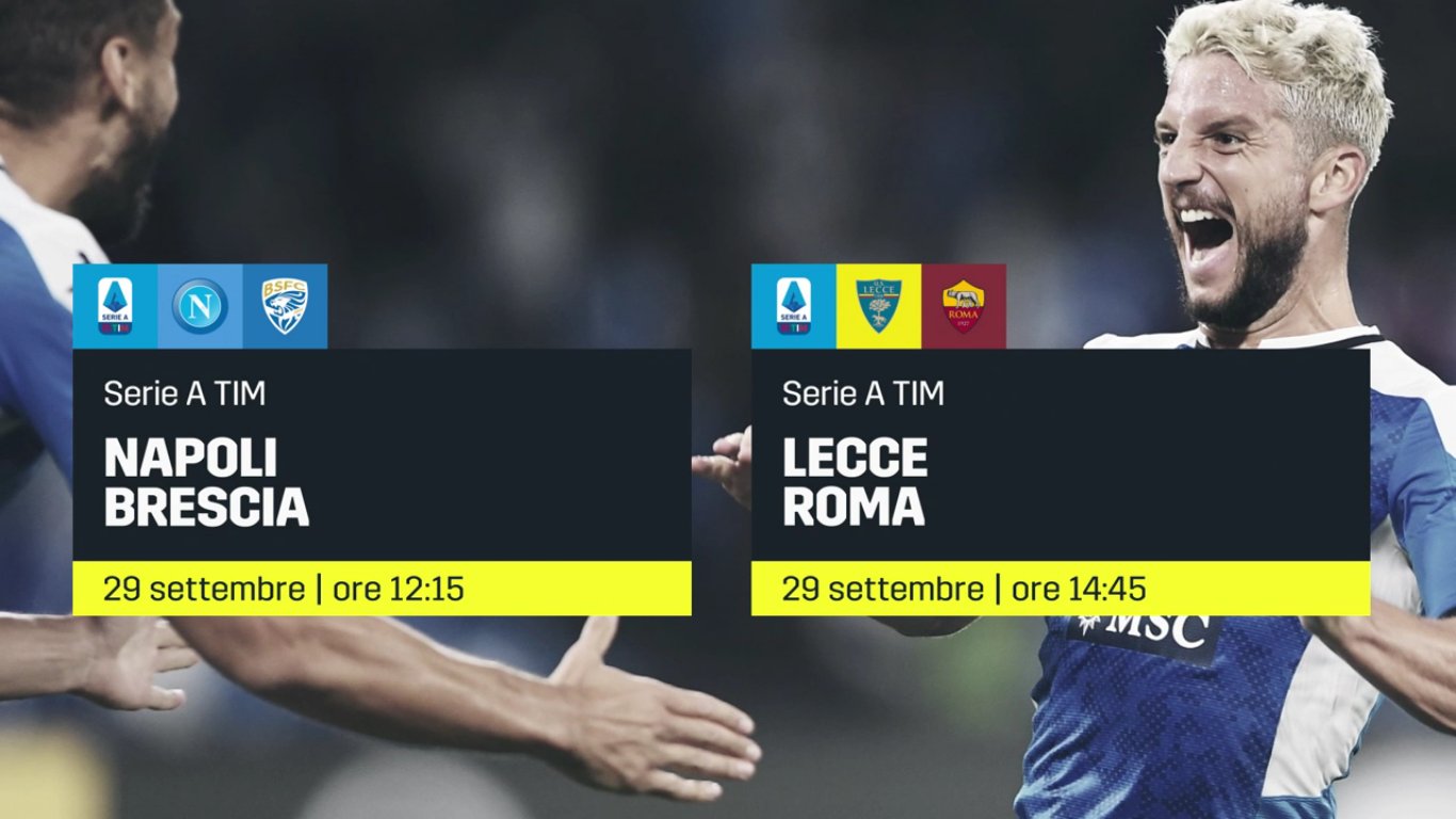 DAZN Serie A 6a Giornata, Diretta Esclusiva | Palinsesto e Telecronisti (anche Sky 209)