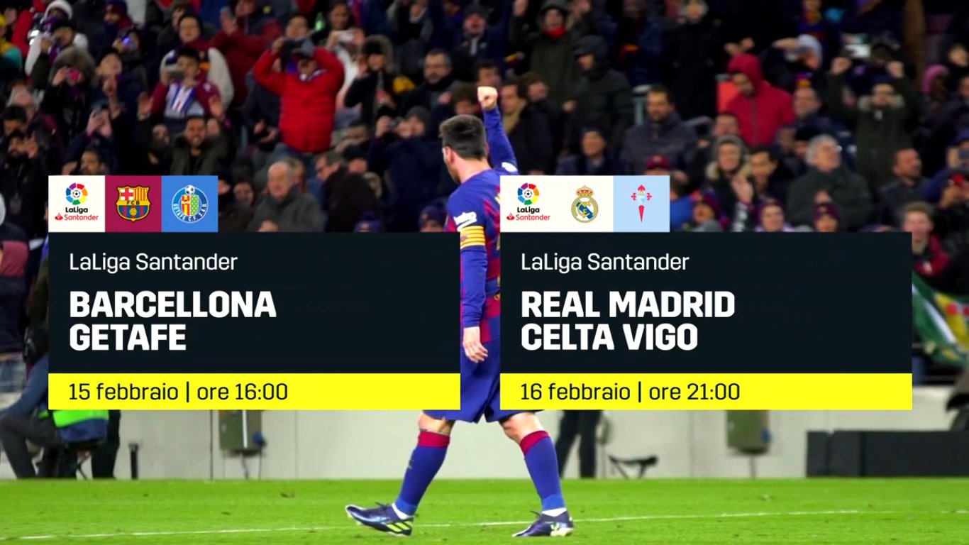 Calcio Estero DAZN, Programma e Telecronisti 14 - 16 Febbraio 2020