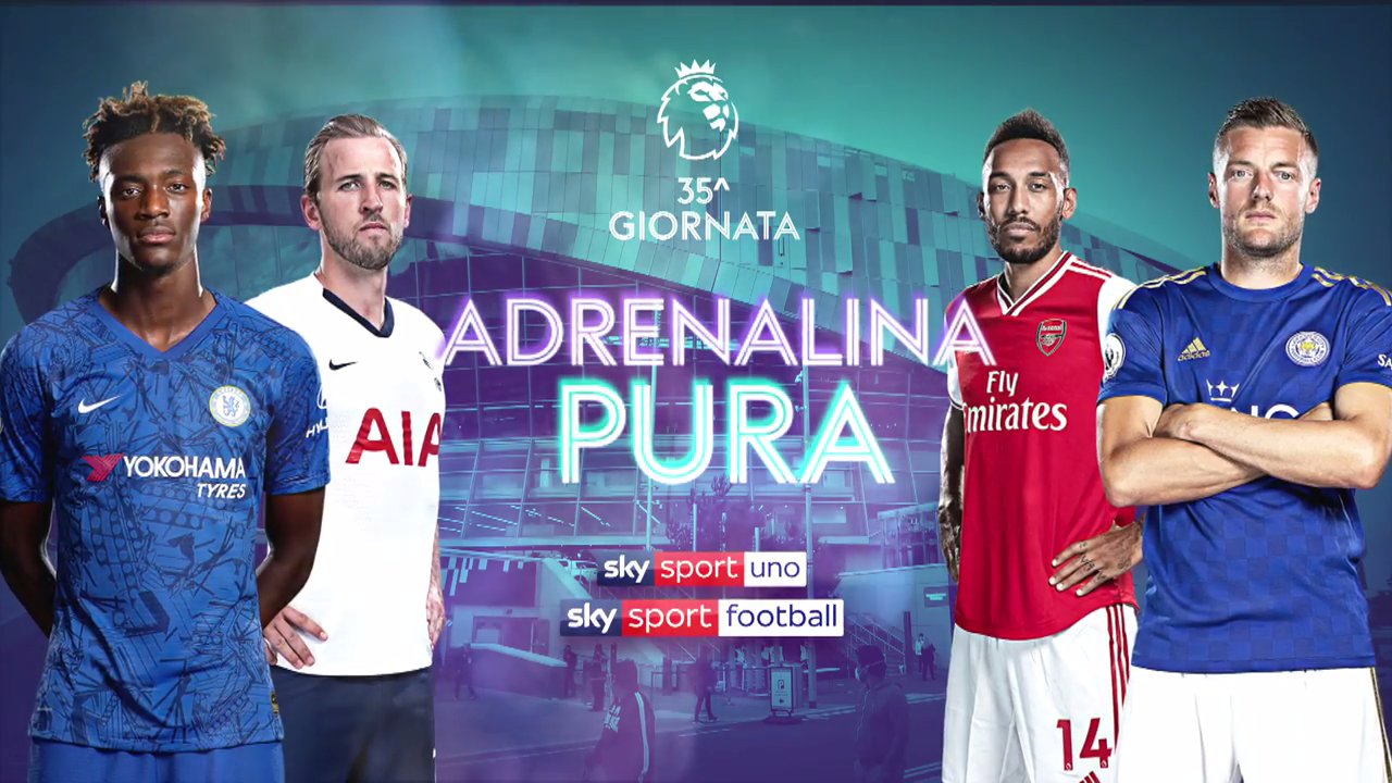 Calcio Estero Sky Sport, Premier League | Palinsesto e Telecronisti 35a Giornata - immagine di copertura per i programmi TV