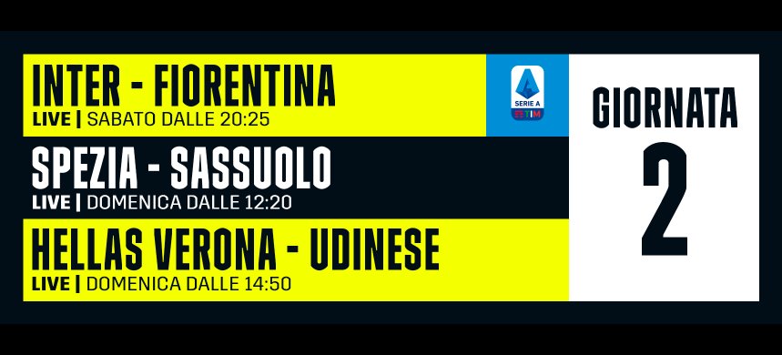 DAZN Serie A 2a Giornata, Diretta Esclusiva | Palinsesto Telecronisti (Sky 209) - immagine di copertura per i programmi TV