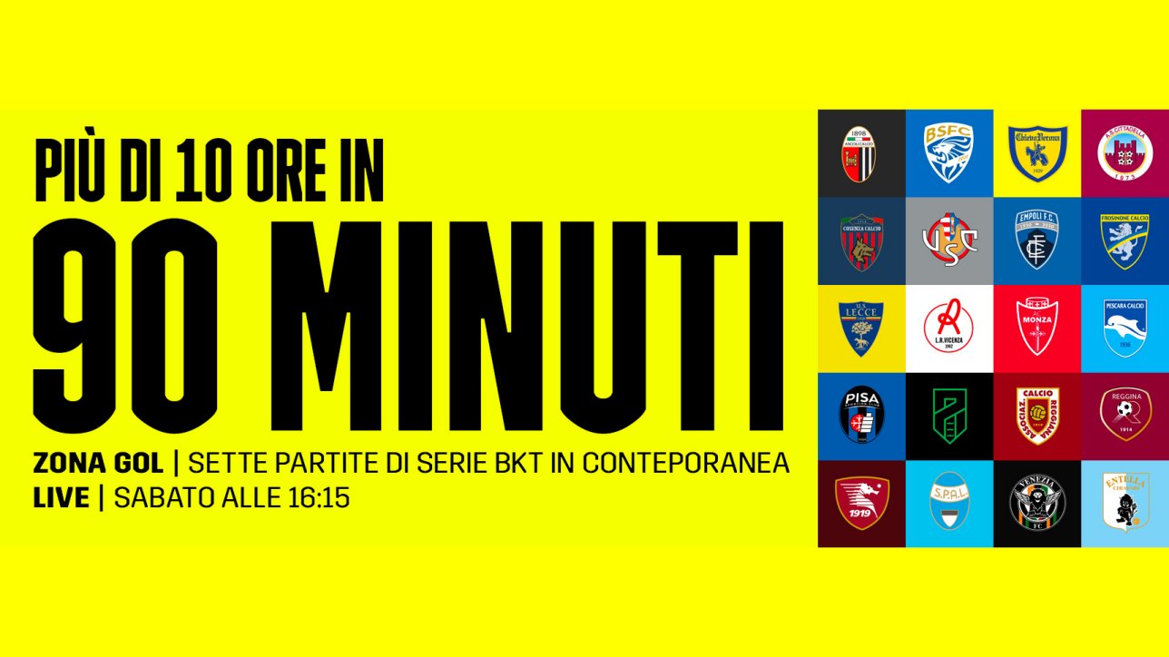 Serie B DAZN 2a Giornata - Diretta Esclusiva | Palinsesto e Telecronisti - immagine di copertura per i programmi TV
