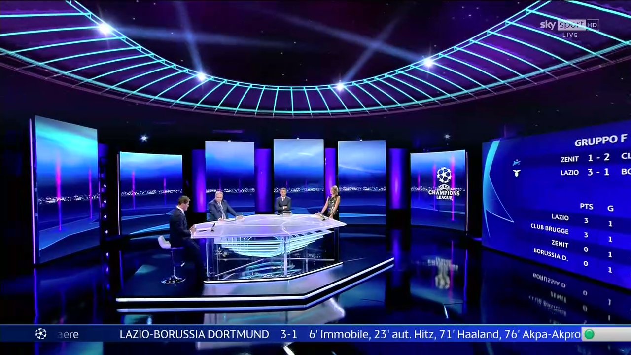 Sky Sport Diretta Champions #2, Palinsesto Telecronisti Juventus, Inter, Atalanta, Lazio - immagine di copertura per i programmi TV