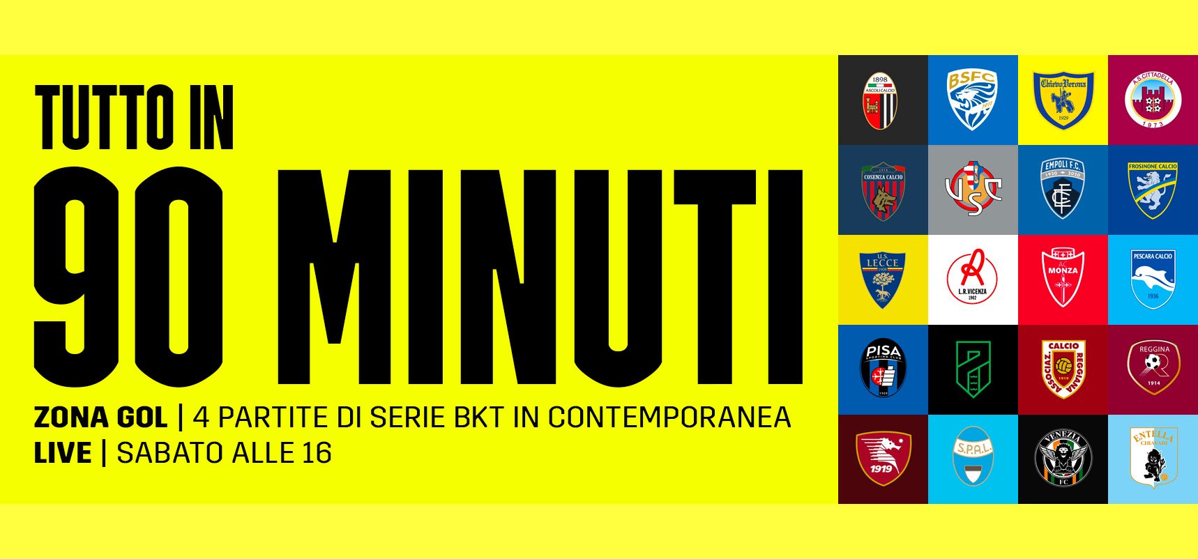 Serie B DAZN 7a Giornata - Diretta Esclusiva | Palinsesto e Telecronisti - immagine di copertura per i programmi TV