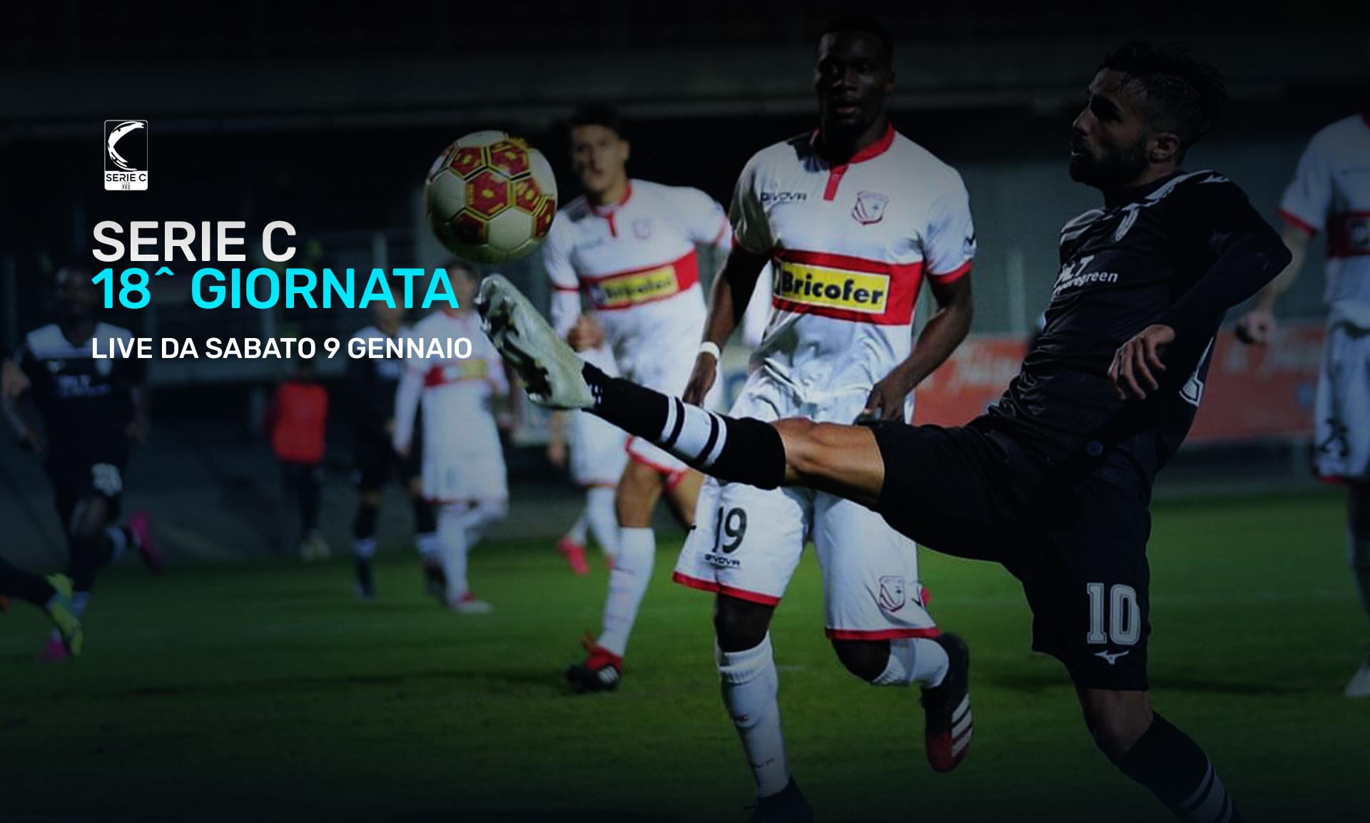 Serie C Eleven Sports, 18a Giornata - Programma e Telecronisti Lega Pro - immagine di copertura per i programmi TV