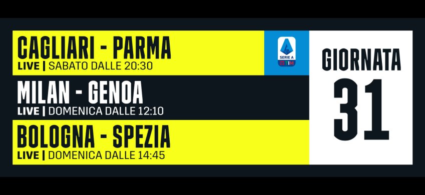 Foto - DAZN Serie A 31a Giornata, Diretta Esclusiva | Palinsesto Telecronisti (Sky 209)