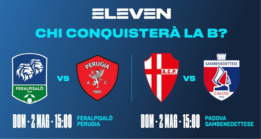 Serie C Eleven Sports, 38a Giornata - Programma e Telecronisti Lega Pro - immagine di copertura per i programmi TV