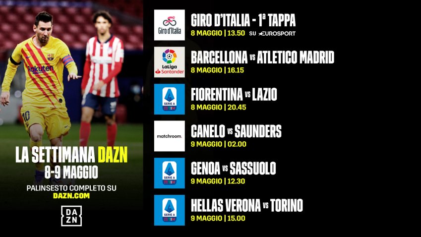 DAZN Serie A 35a Giornata, Diretta Esclusiva | Palinsesto Telecronisti (Sky 209) - immagine di copertura per i programmi TV