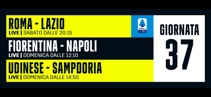 DAZN Serie A 37a Giornata, Diretta Esclusiva | Palinsesto Telecronisti (Sky 209) - immagine di copertura per i programmi TV