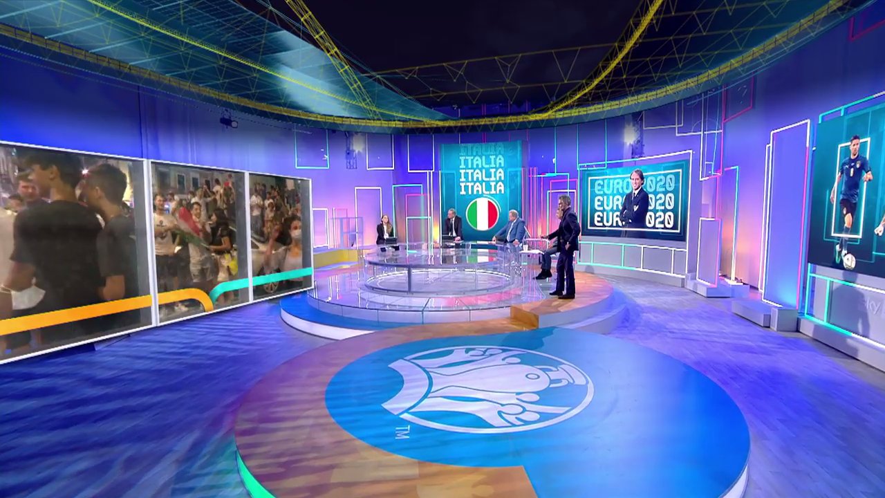 Sky Sport, Partite e Telecronisti #SkyEuro2020 del 7 Luglio - immagine di copertura per i programmi TV