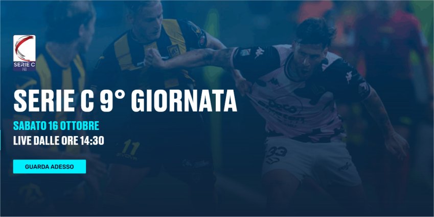 Lega Pro Eleven Sports, 9a Giornata - Programma e Telecronisti Serie C
