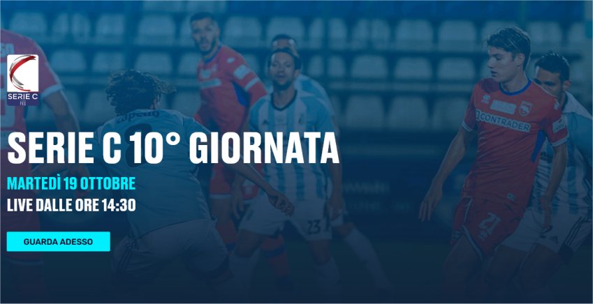 Lega Pro Eleven Sports, 10a Giornata - Programma e Telecronisti Serie C