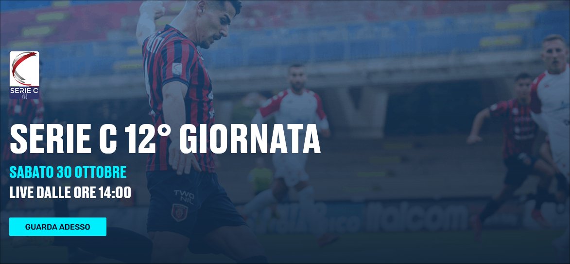 Lega Pro Eleven Sports, 12a Giornata - Programma e Telecronisti Serie C - immagine di copertura per i programmi TV