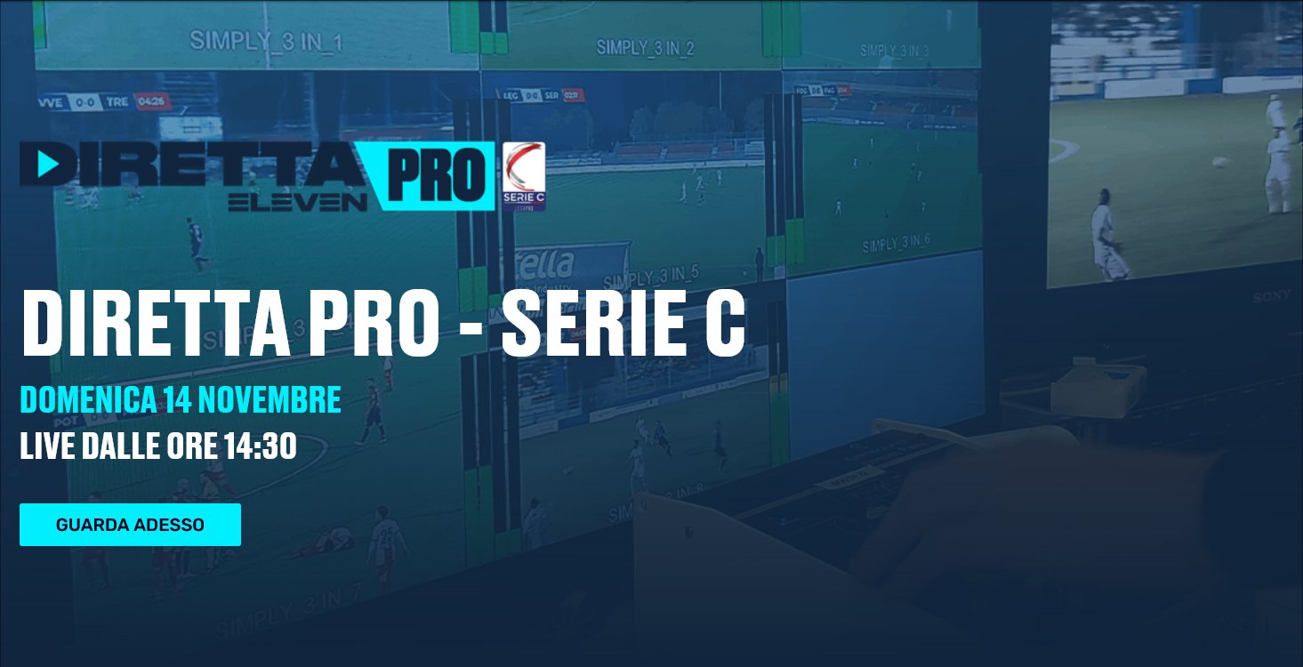 Lega Pro Eleven Sports, 14a Giornata - Programma e Telecronisti Serie C