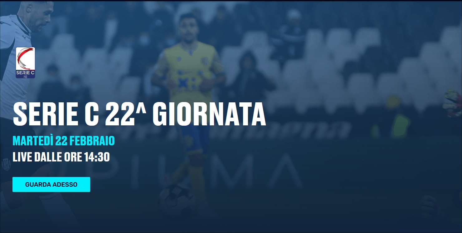 Lega Pro Eleven Sports, 22a Giornata - Programma e Telecronisti Serie C - immagine di copertura per i programmi TV