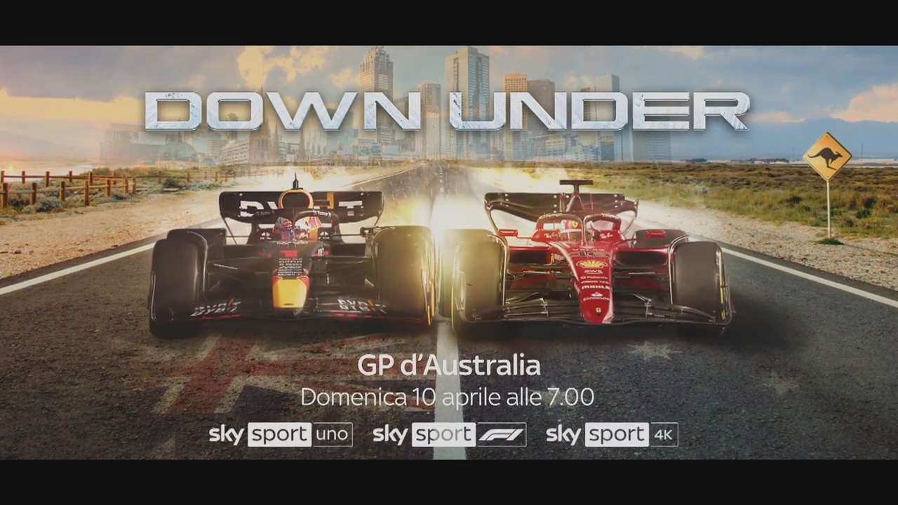 Sky Sport F1, Gran Premio Australia 2022 (anche in streaming su NOW)