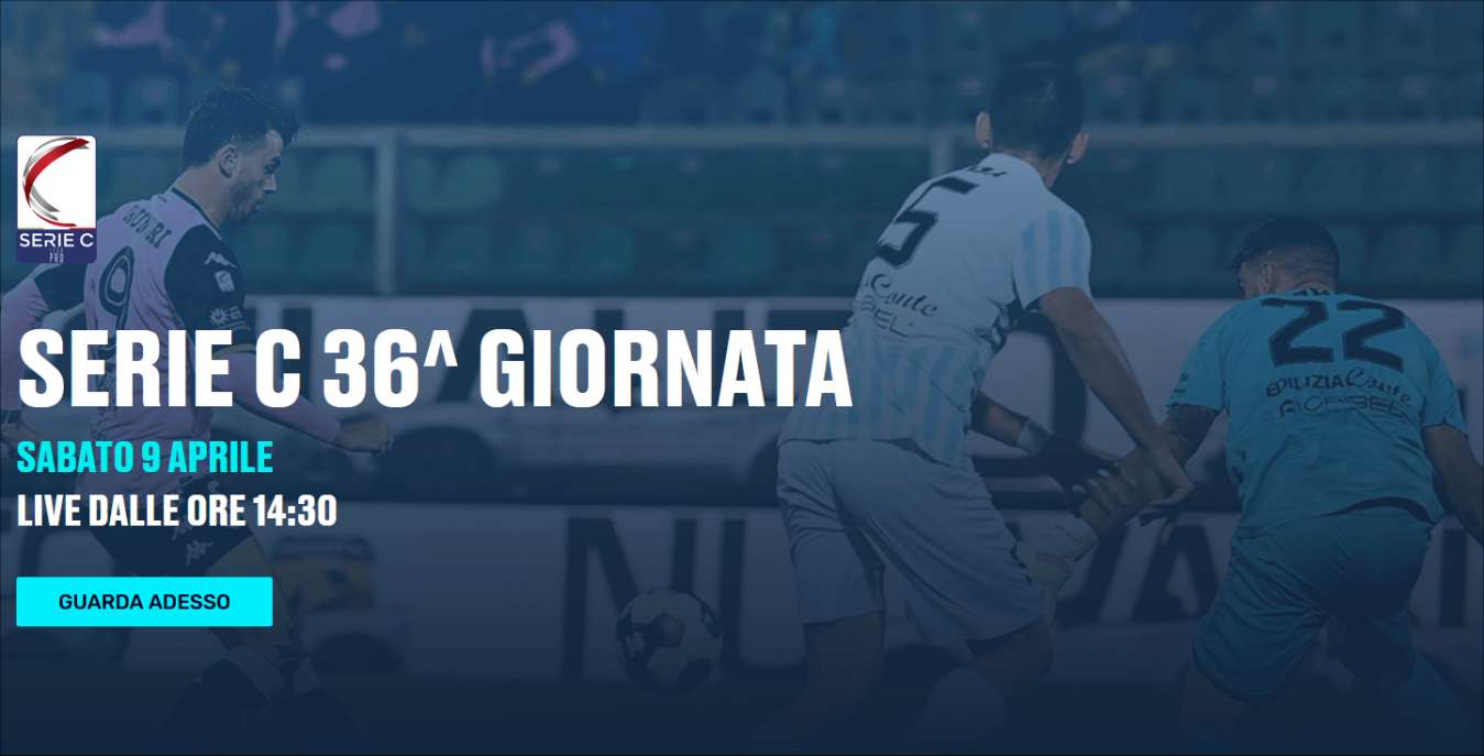 Lega Pro Eleven Sports, 36a Giornata - Programma e Telecronisti Serie C - immagine di copertura per i programmi TV