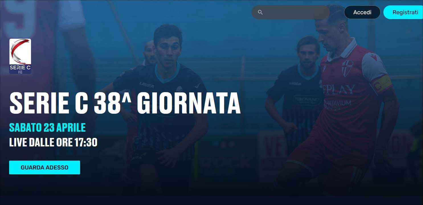 Lega Pro Eleven Sports, 38a Giornata - Programma e Telecronisti Serie C - immagine di copertura per i programmi TV