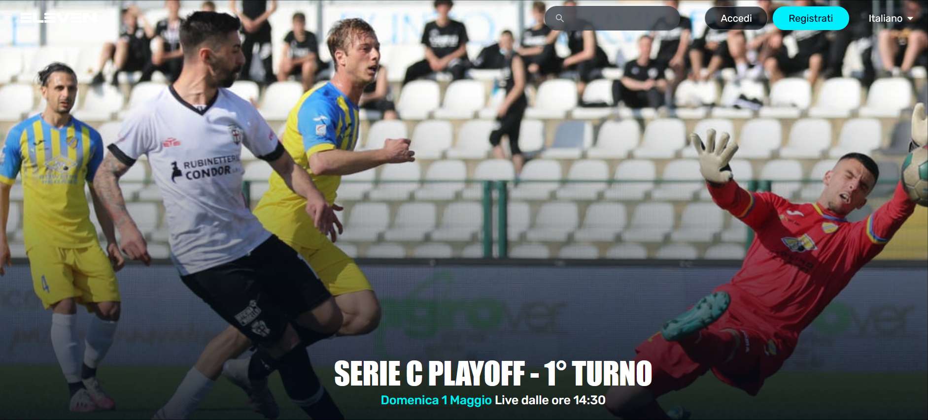 Lega Pro Eleven Sports, Primo Turno Playoff - Programma e Telecronisti Serie C