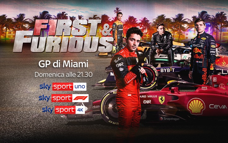 Sky Sport F1 - a Miami doppio appuntamento con Formula 1 e W Series (in streaming su NOW) - immagine di copertura per i programmi TV
