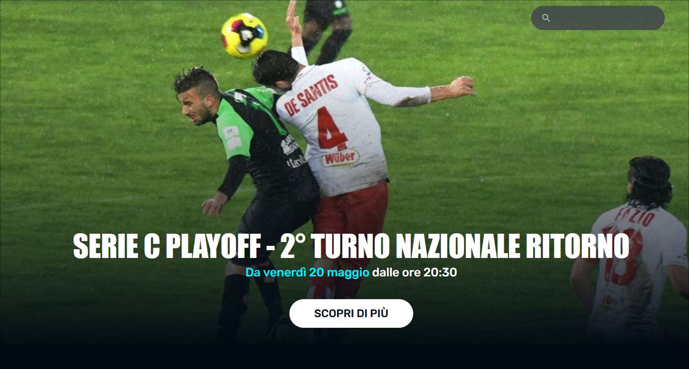 Lega Pro Eleven Sports, Playoff Nazionale 2 Turno RIT - Programma e Telecronisti Serie C