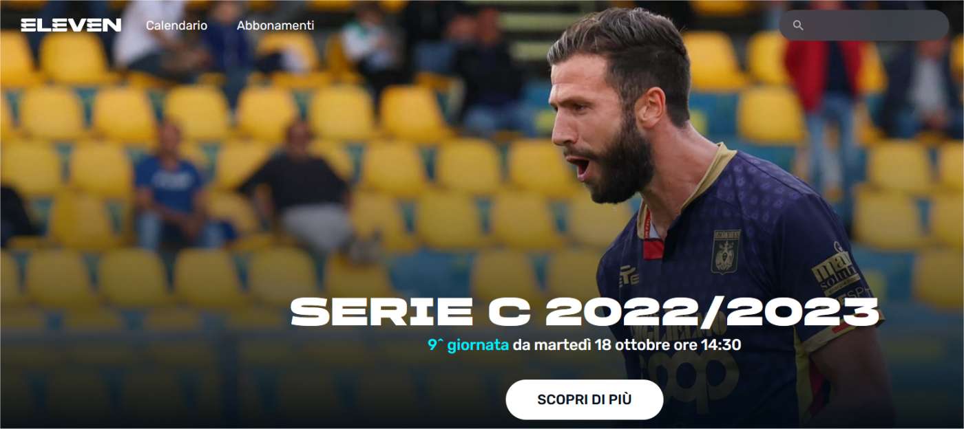 Eleven Sports Serie C 9a Giornata Telecronisti e altri eventi dal 18 al 21 Ottobre