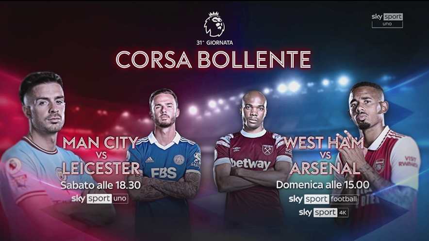 Calcio Estero Sky Sport 2022/23 - Premier League, Bundesliga, Ligue 1 (14 - 15 - 16 - 17 Aprile)