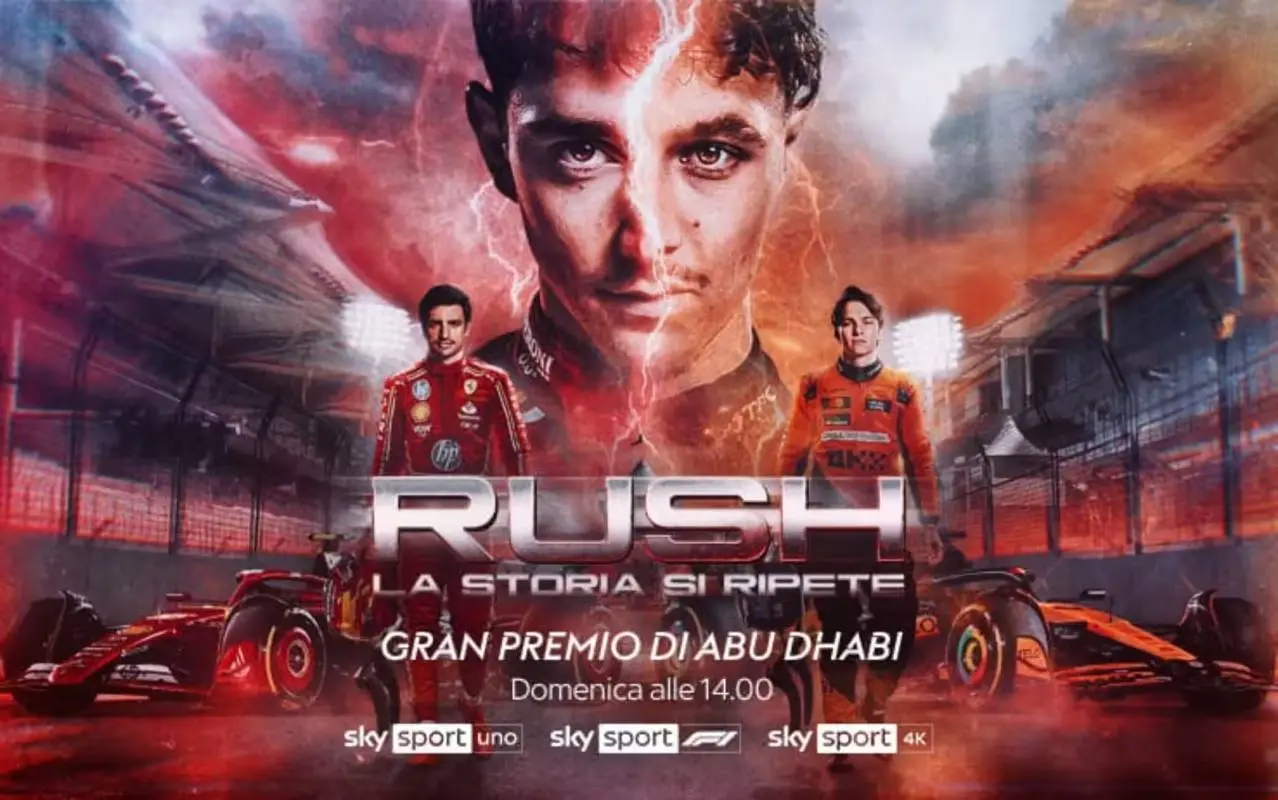 Formula 1 2024, diretta esclusiva GP Abu Dhabi Sky Sport e NOW | In chiaro differita TV8  - immagine di copertura per i programmi TV