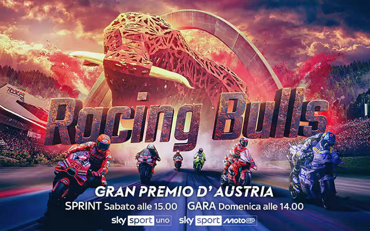 motogp 2025 diretta esclusiva gp austria sky sport now sprint live anche tv8