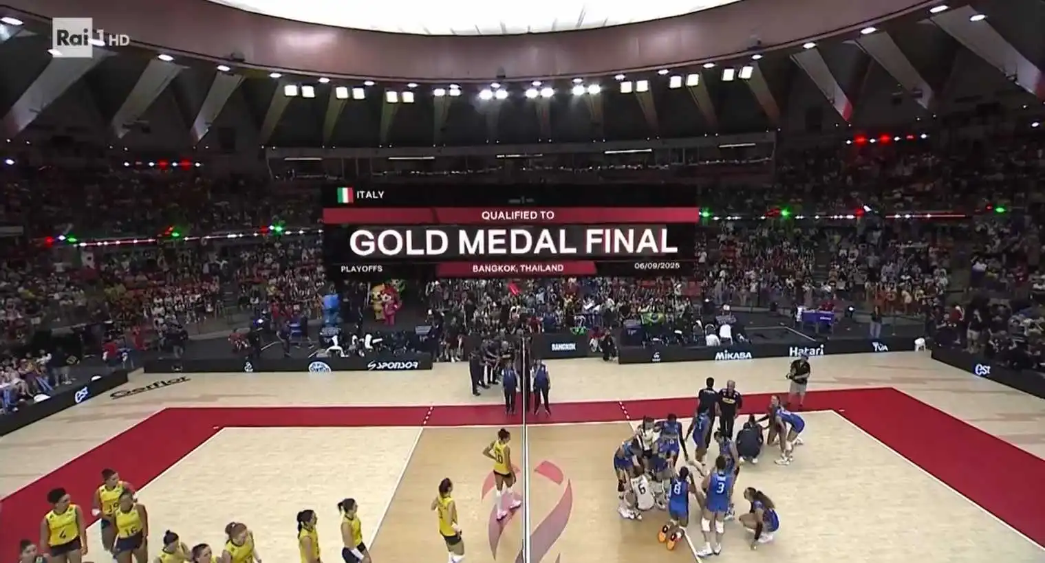 Diretta Rai Sport Domenica 7 Settembre: finale Mondiale Volley Italia Turchia, Eurobasket Italia Slovenia