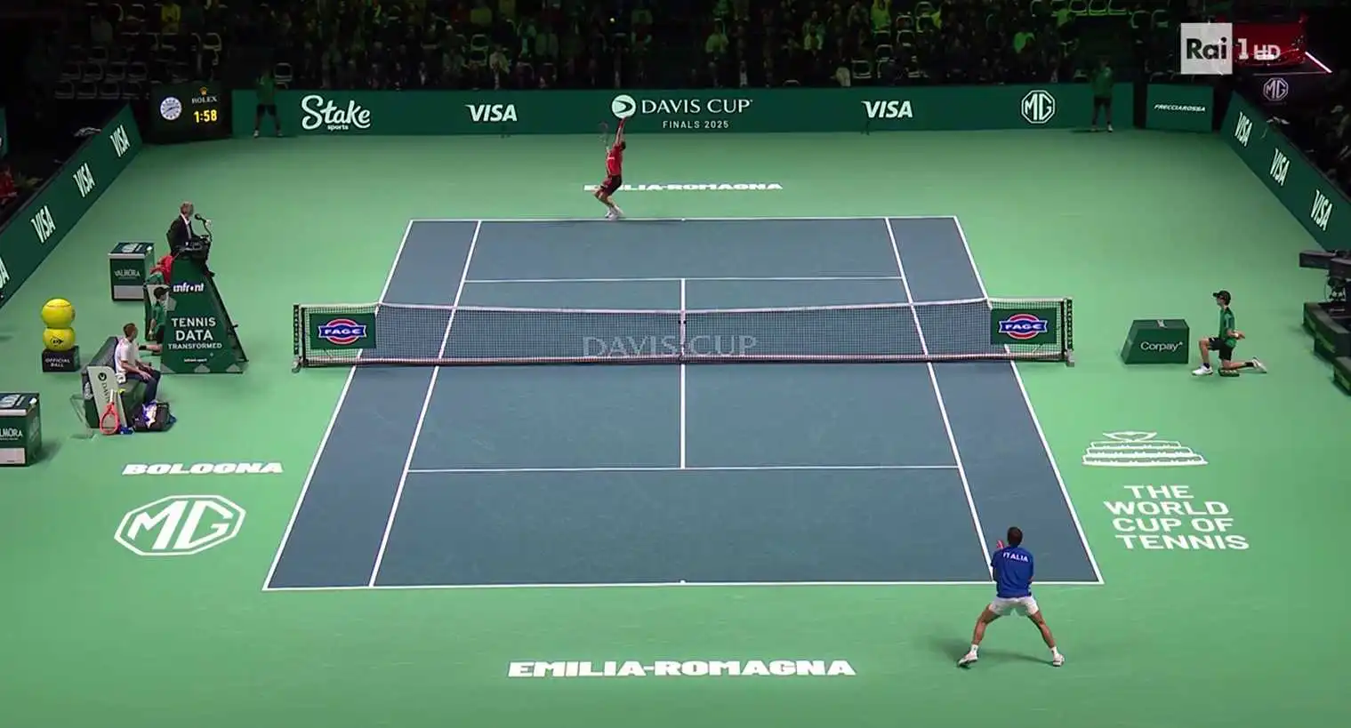 Diretta Rai Sport 23 Novembre, Tennis Coppa Davis Finale Italia Spagna, Sci Gurgl, SuperLega Volley