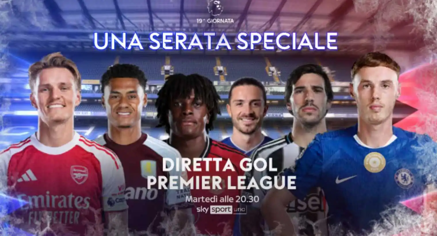 Calcio Estero live Sky e NOW (30 Dicembre 2025 - 1 Gennaio) - Premier League Diretta Gol