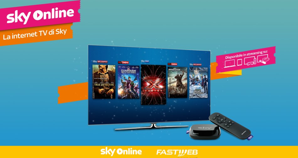 Immagine di Fastweb e Sky rinnovano ed ampliano la loro partnership per banda larga e Pay Tv - Scopri di più su Sky Italia