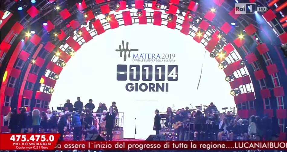 Immagine di Show Capodanno Rai in Basilicata fino al 2019. Accordo Rai Com-Regione, verso Matera 2019 - Scopri di più su Televisione