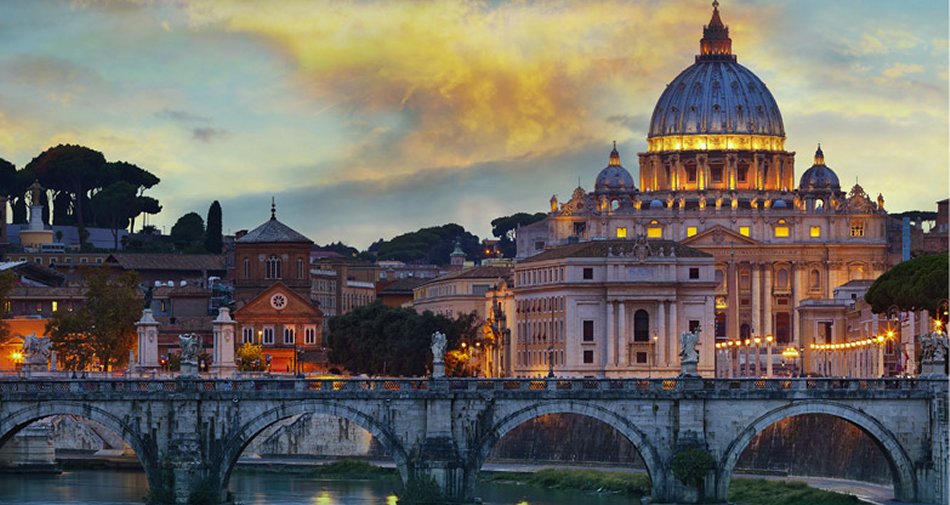 San Pietro e le Basiliche Papali di Roma in esclusiva free su Tv8