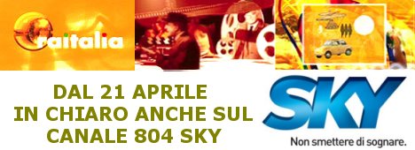 Foto - Rai Italia da lunedì prossimo visibile in chiaro sul canale 804 del bouquet SKY