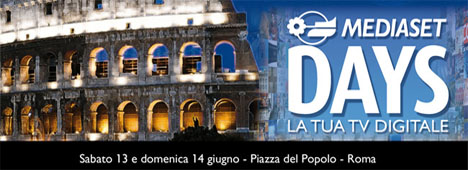Foto - Mediaset Days, oggi e domani a Roma informazioni utili per lo switch over DTT
